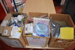 *Three Boxes of Vacuum Applicators, Filters, Dust Bags, etc.