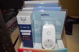 *Three Smart LED Alexa Compatible Wi-fi Plug Sockets