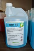*5x 1L of Fleetfield Bright Concentrate Glass and Plastic Cleaner