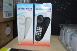 *Two Slim Corded Telephones
