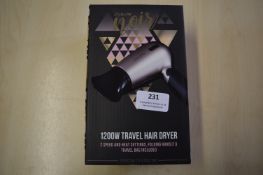 *Carmen Noir Travel Hair Dryer