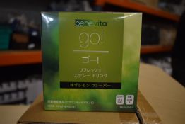 Thirty Boxes of 30 Bene Vita Go Energy Drink Powder