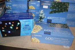 *Two Sets of 240b Multicolour LED Lights, 400 Brig