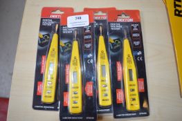 *Four Dekton Digital Voltage Testers