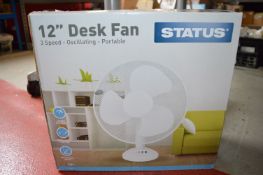 *Status 12” Desk Fan