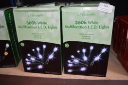 *Nine Sets of 360b White Multifunctional LED Light