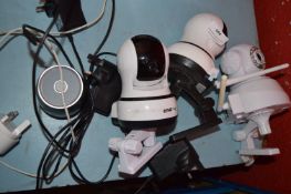 *Three Wireless Cameras and a Mini Speaker