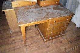 *4ft Pine Dressing Table with Four Drawers (this lot is located at Trinity Hotel, Hedon Road,