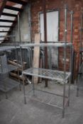 *Three Tier Adjustable Shelving 1.5m x 1m