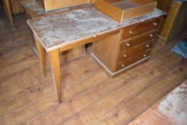 *5ft Pine Dressing Table with Four Drawers (this lot is located at Trinity Hotel, Hedon Road,