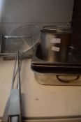 *Frying Equipment, Stainless Steel Pans, and Roast