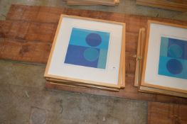 *Six Pieces Square Framed Contemporary Wall Art (this lot is located at Trinity Hotel, Hedon Road,
