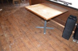 *4ft Square Table (this lot is located at Trinity Hotel, Hedon Road, Hull, HU9 1NU)