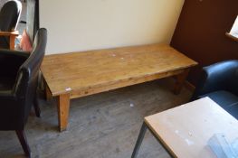 *Pine Coffee Table 6ft long (this lot is located at Trinity Hotel, Hedon Road, Hull, HU9 1NU)