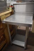 Vogue Stainless Steel Preparation Table with Under