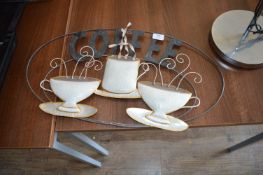 *Metal Coffee Sign (this lot is located at Trinity Hotel, Hedon Road, Hull, HU9 1NU)