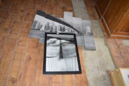 *Two Pieces of Wall Art Depicting Bridges (this lot is located at Trinity Hotel, Hedon Road, Hull,