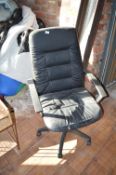 *Executive Black Office Chair (this lot is located at Trinity Hotel, Hedon Road, Hull, HU9 1NU)