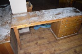 *6ft Pine Dressing Table with Four Drawers (this lot is located at Trinity Hotel, Hedon Road,