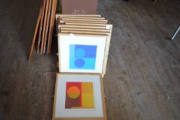 *Ten Pieces of Square Wall Art Signed Amenia (this lot is located at Trinity Hotel, Hedon Road,