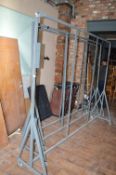 *Three Mobile Room Divider Frames (no panels) (this lot is located at Trinity Hotel, Hedon Road,