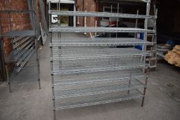 *Eight Tier Adjustable Shelving 1.5m x 1.5m