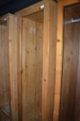 *6ft Pine Open Fronted Single Wardrobe (this lot is located at Trinity Hotel, Hedon Road, Hull,