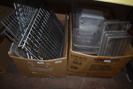 Chrome Trays and Food Storage Containers