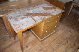 *4ft Pine Dressing Table with Four Drawers (this lot is located at Trinity Hotel, Hedon Road,