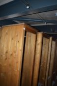 *Five 6ft Pine Open Fronted Single Wardrobes (this lot is located at Trinity Hotel, Hedon Road,