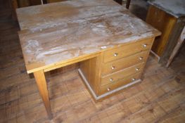 *4ft Pine Dressing Table with Four Drawers (this lot is located at Trinity Hotel, Hedon Road,