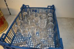 Tray of ~30 Tulip Shot Glasses