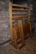 *Pine Double Bed Frame (this lot is located at Trinity Hotel, Hedon Road, Hull, HU9 1NU)