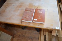 *Two Holy Bibles (this lot is located at Trinity Hotel, Hedon Road, Hull, HU9 1NU)