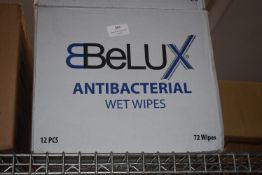 *12 Packs of 72 Antibacterial Wipes