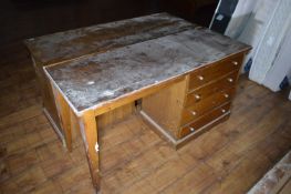 *5ft Pine Dressing Table with Four Drawers (this lot is located at Trinity Hotel, Hedon Road,