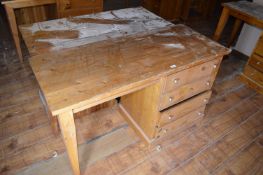 *4ft Pine Dressing Table with Four Drawers (this lot is located at Trinity Hotel, Hedon Road,