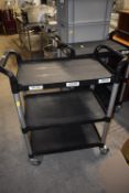 *Three Tier Catering Trolley