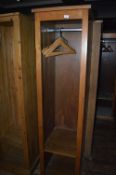 *6ft Pine Open Fronted Single Wardrobe (this lot is located at Trinity Hotel, Hedon Road, Hull,