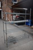 *Four Tier Adjustable Shelving 1.5m x 1.5m