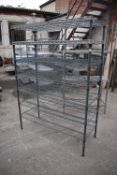 *Seven Tier Adjustable Shelving 1.5m x 1.2m