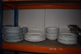 *Quantity of Dinner Plates, Side Plates, and Dishe