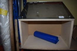 *Angled Mirror with Under Storage