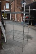 *Four Tier Adjustable Shelving 1.5m x 0.9m