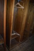 *6ft Pine Open Fronted Single Wardrobe (this lot is located at Trinity Hotel, Hedon Road, Hull,