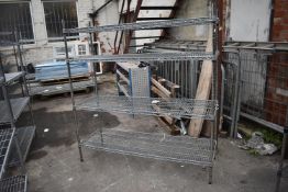 *Four Tier Adjustable Shelving 1.5m x 1.5m