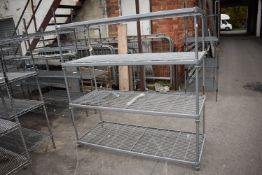 *Four Tier Adjustable Shelving 1.5m x 1.5m