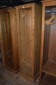 *6ft Pine Open Fronted Single Wardrobe (this lot is located at Trinity Hotel, Hedon Road, Hull,
