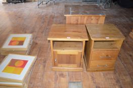 *Pine Bedside Cabinet with Single Door (this lot is located at Trinity Hotel, Hedon Road, Hull,