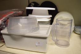 Quantity of Assorted Plastic Containers, Rotary Ca